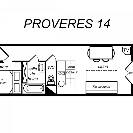 Confortable T2 Pour 4 Pers, Animaux Acceptes, Balcon Sud - Fr-1-182-50 Apartment *